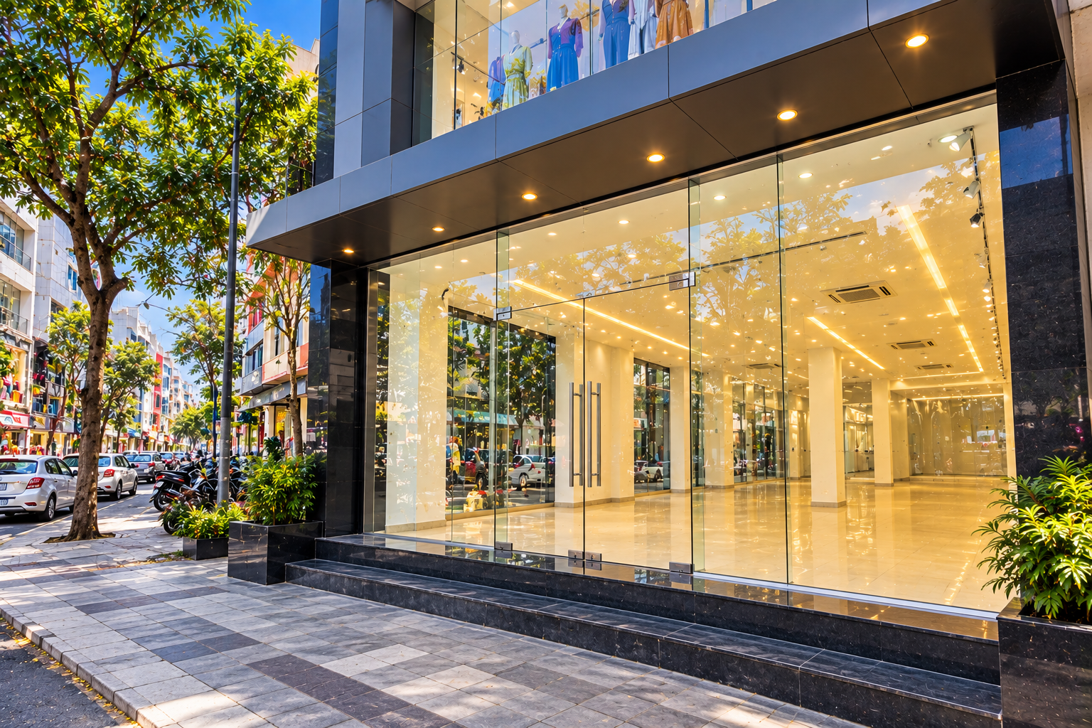 T Nagar commercial showroom exterior