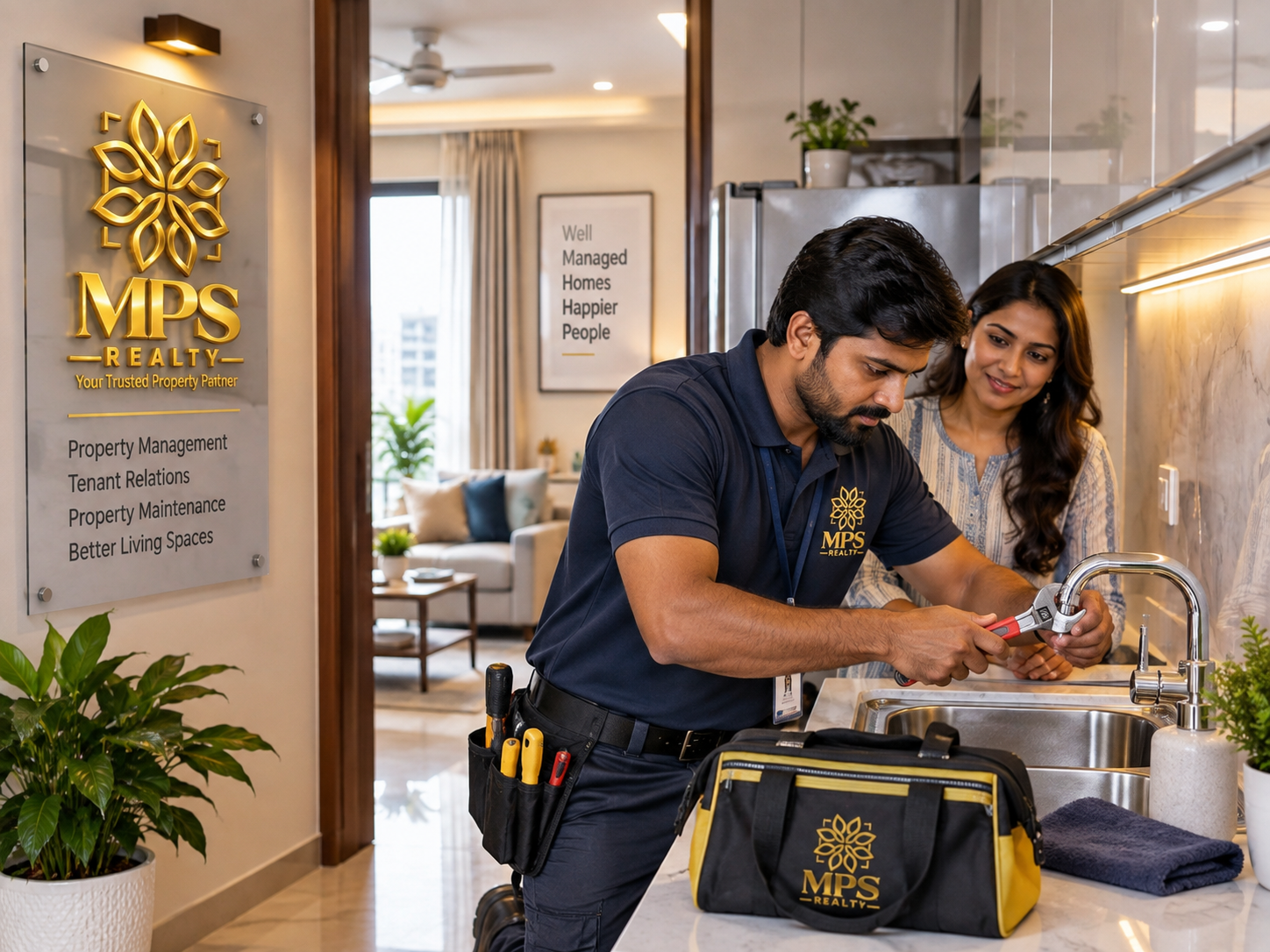 Property maintenance coordination in Chennai